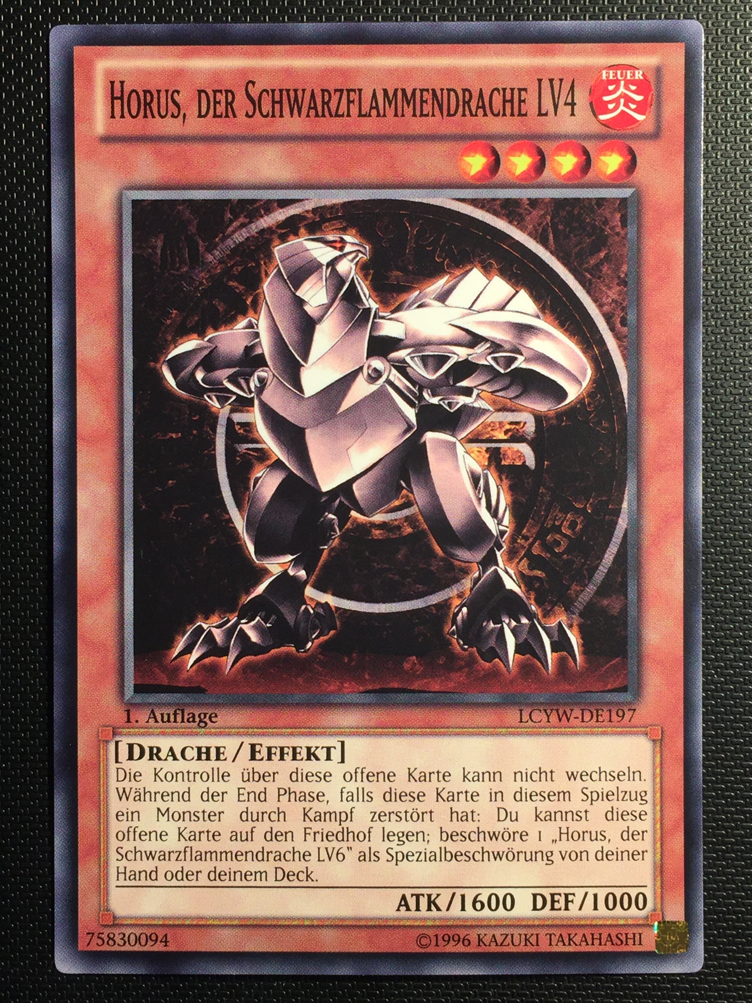  YU-GI-OH! - Horus The Black Flame Dragon LV6 (LCYW