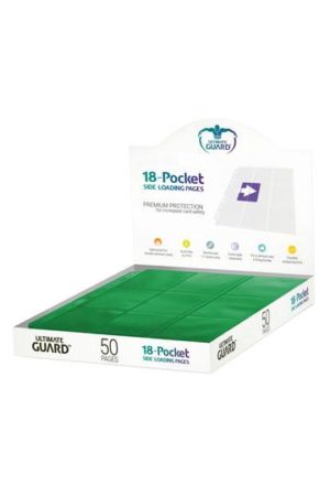 UltimateGuard18 PocketPagesSide LoadingDisplay50pcsGrun 3