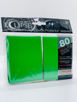 UltraProEclipseMatteHuellenStandard80pcsGreen