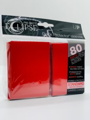 UltraProEclipseMatteHuellenStandard80pcsRed