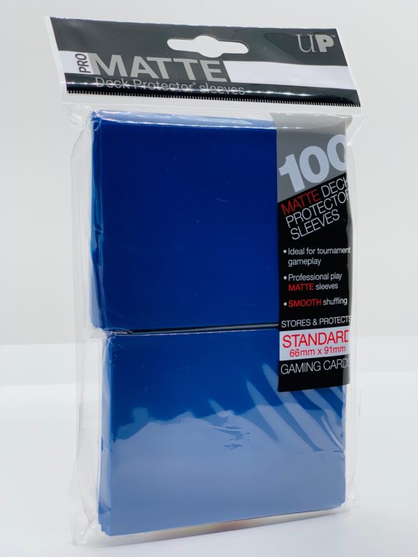 UltraProMatteHuellenStandard100pcsBlue