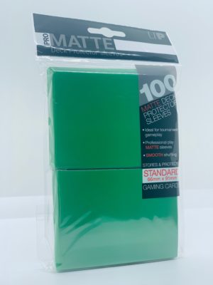 UltraProMatteHuellenStandard100pcsGreen