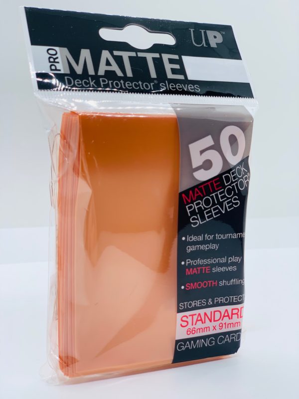 UltraProMatteHuellenStandard50pcsOrange