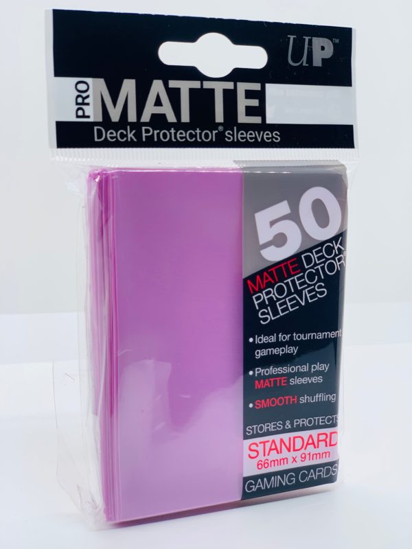 UltraProMatteHuellenStandard50pcsPink