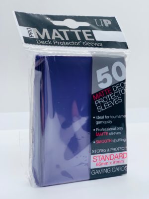 UltraProMatteHuellenStandard50pcsPurple