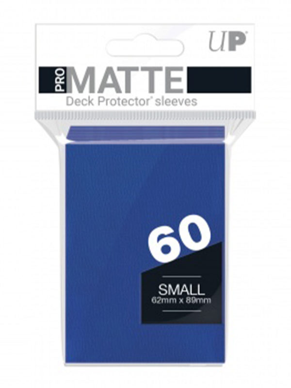 UltraProMatteHullenSmall60pcsBlue2