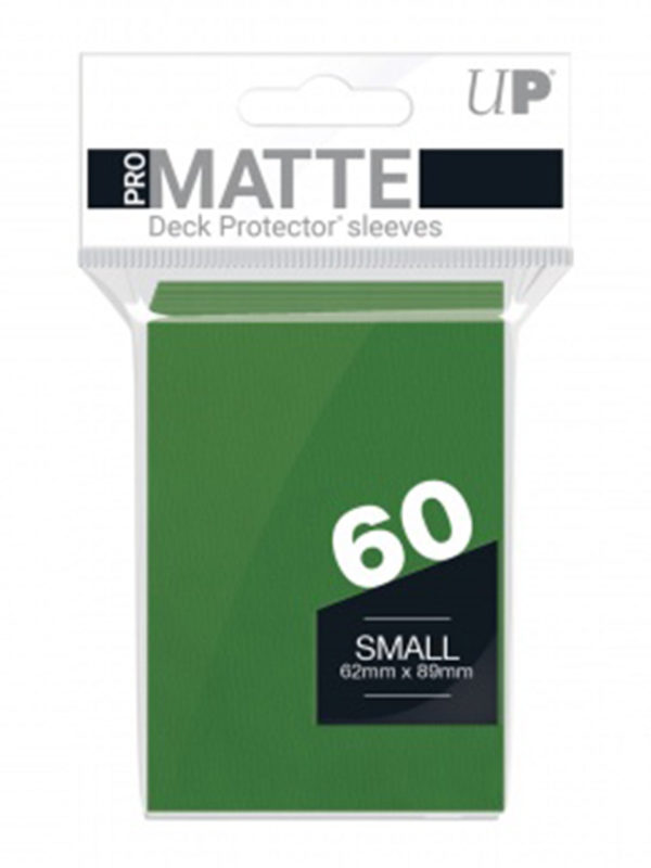 UltraProMatteHullenSmall60pcsGreen2