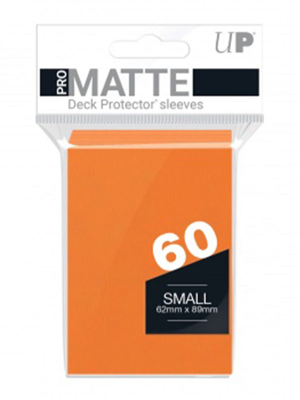 UltraProMatteHullenSmall60pcsOrange2