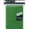 UltraProMatteHullenStandard100pcsGreen2