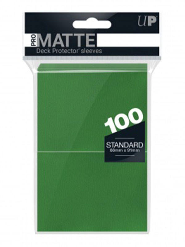 UltraProMatteHullenStandard100pcsGreen2