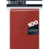 UltraProMatteHullenStandard100pcsRed2