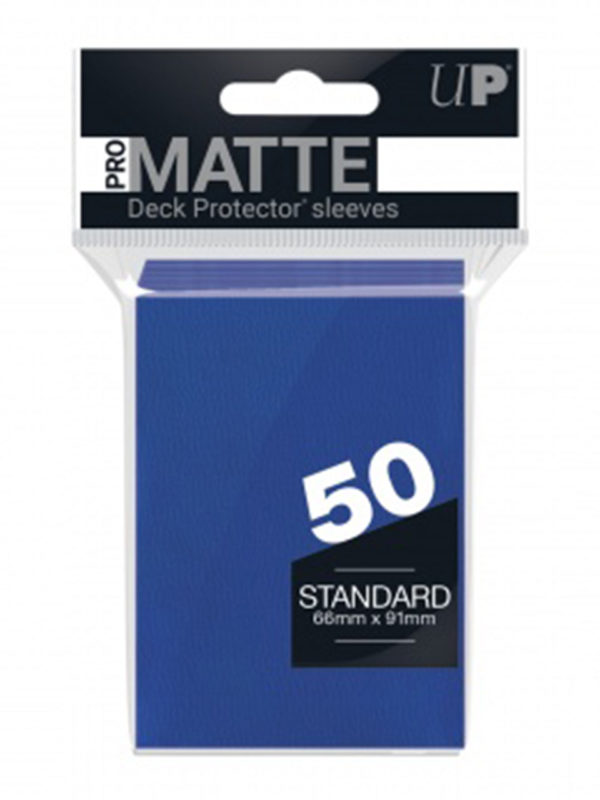 UltraProMatteHullenStandard50pcsBlue2