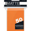 UltraProMatteHullenStandard50pcsOrange2