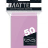 UltraProMatteHullenStandard50pcsPink2