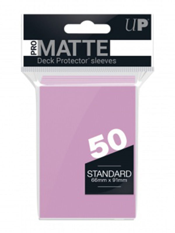 UltraProMatteHullenStandard50pcsPink2