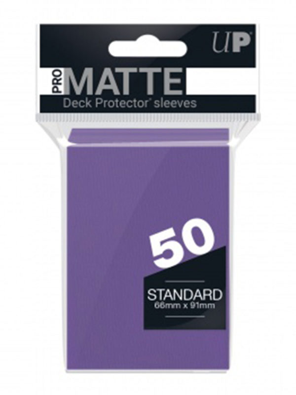 UltraProMatteHullenStandard50pcsPurple2