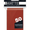 UltraProMatteHullenStandard50pcsRed2