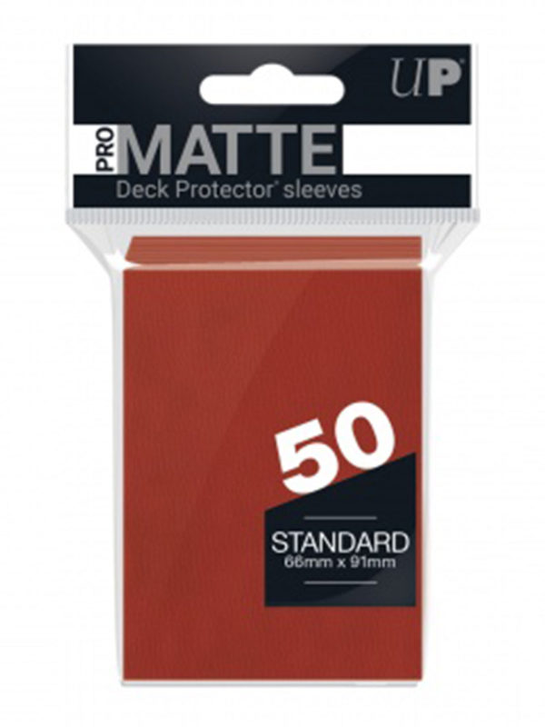 UltraProMatteHullenStandard50pcsRed2