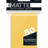 UltraProMatteHullenStandard50pcsYellow2