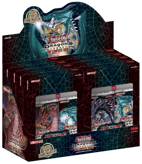 dragons of legend the complete serie booster display box packung pack karten yugioh yugi deutsch german limited dlcs 2